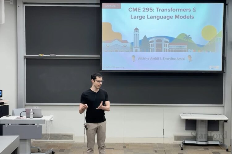 أطلقت جامعة ستانفورد دورة جديدة ومجانية بعنوان “Transformers & Large Language Models” يقدمها الأخوان الخبيران أفشين وشيرفين أميدي