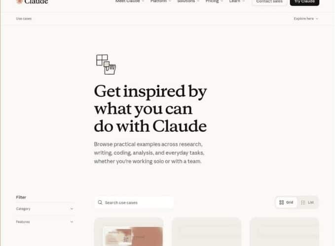 دليلك لأفضل وأقوى حالات الاستخدام لـ Claude جاهزة للتطبيقات العملية