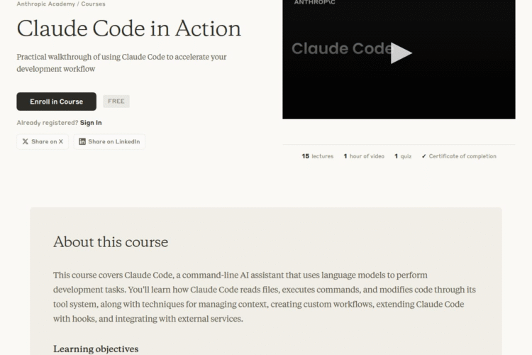 ساعة واحدة فقط من Anthropic تفصل بينك وبين احتراف Claude Code 🤯 🔥